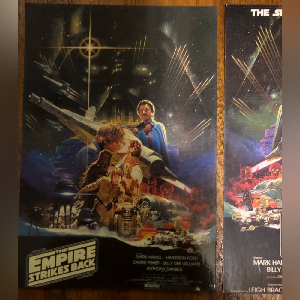 Empire Strikes Back Postcard- Movie Poster Graphic